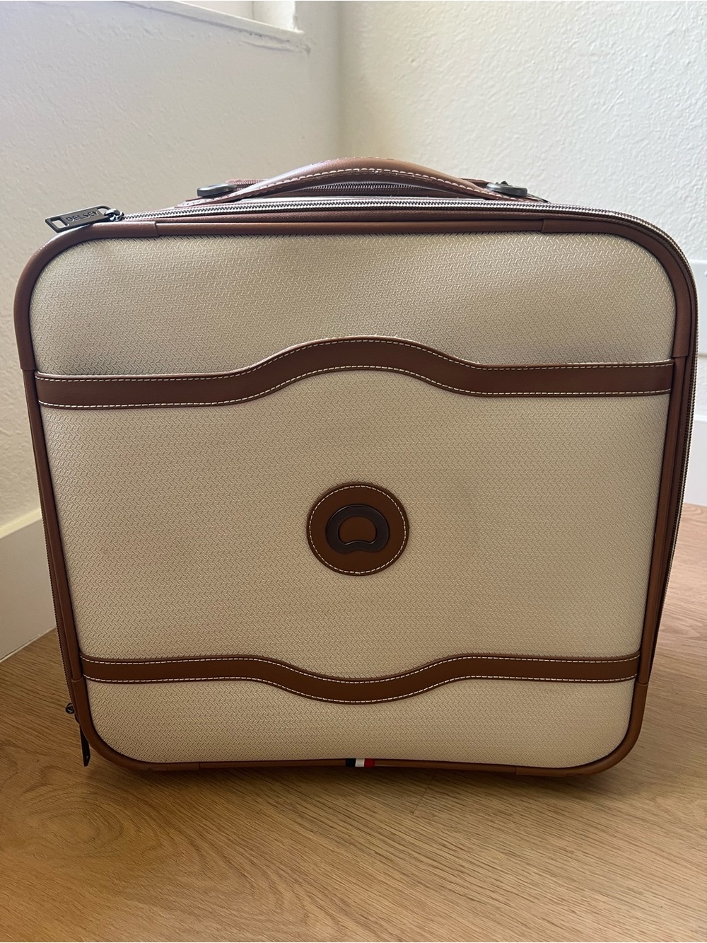 Women’s Delsey Paris Beige and Brown Travel Carry Bag